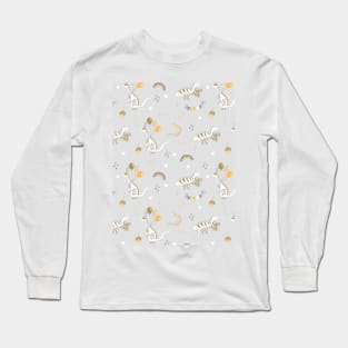 Pattern with dinosaurs Long Sleeve T-Shirt